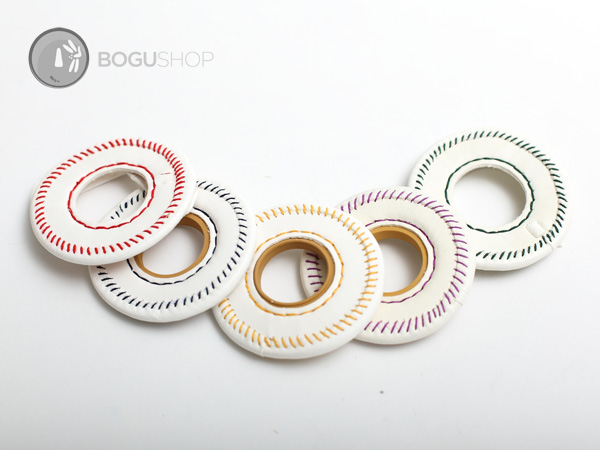High Quality White leather Tsuba Dome (Stopper)