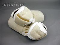 High quality White Kote Synthetic Suede Gashira (fist) 5mm stitching