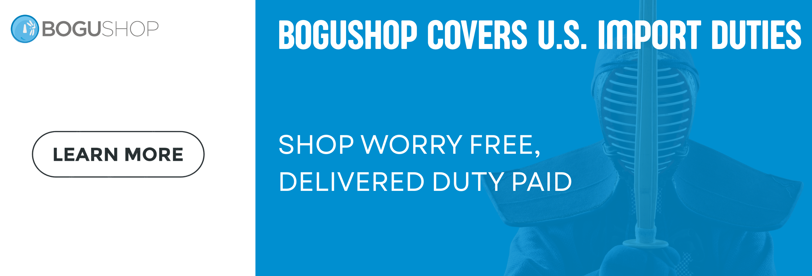 Bogushop pays all custom duties