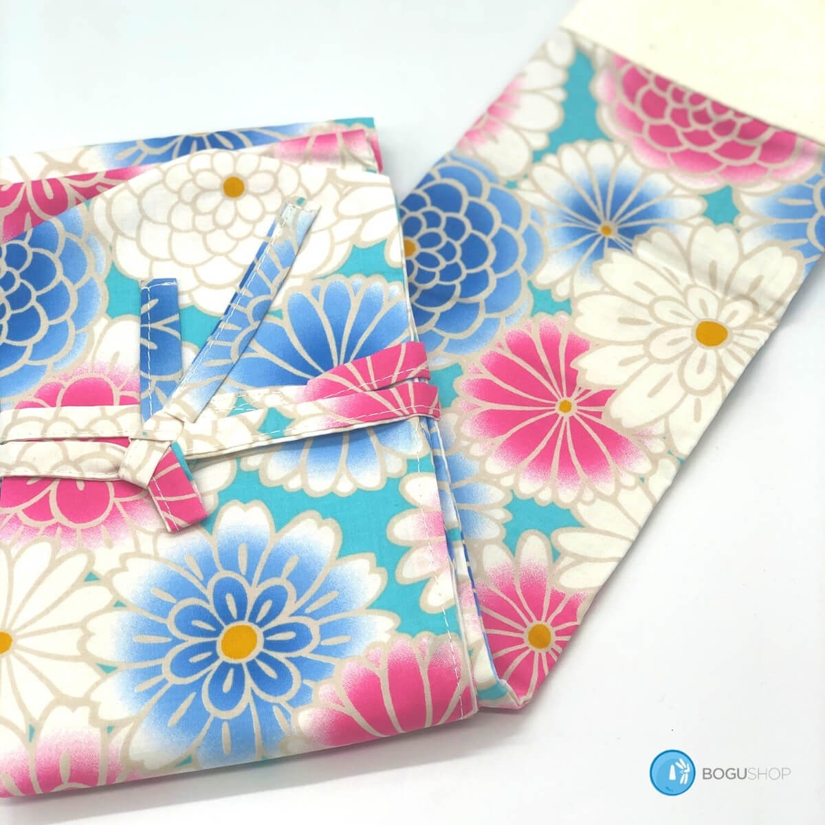 Cotton Floral Pattern Shinai Bag (holds 3 Shinai) #6
