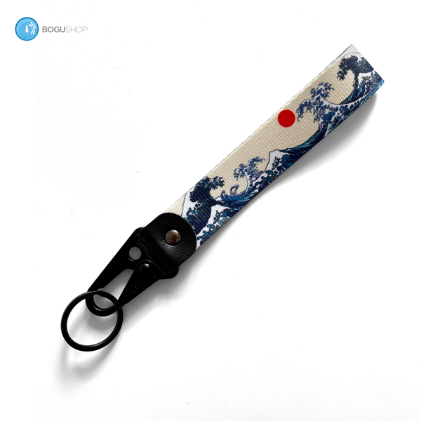 The Great Wave Keychain