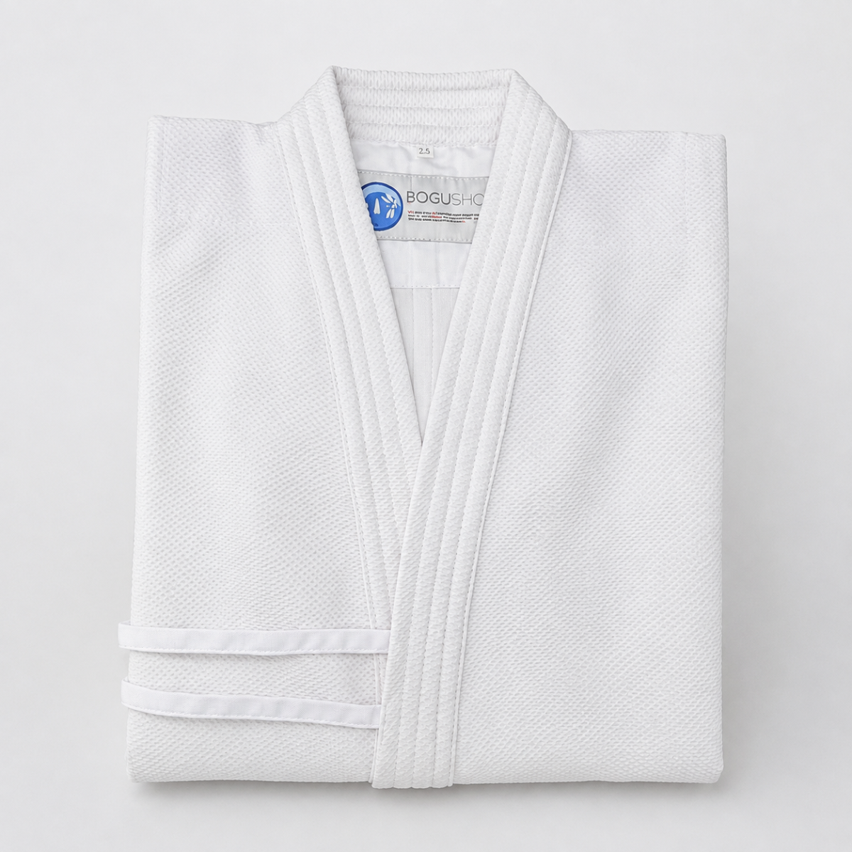 White traditional-look thicker sports jersey keikogi