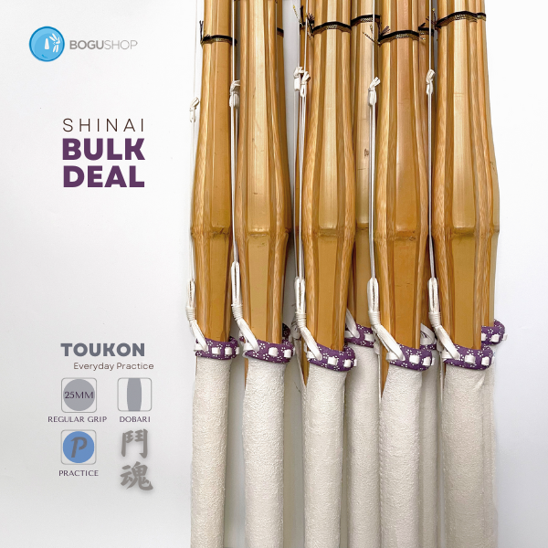 Durable Quality "Toukon" practice Shinai Bulk of 10	