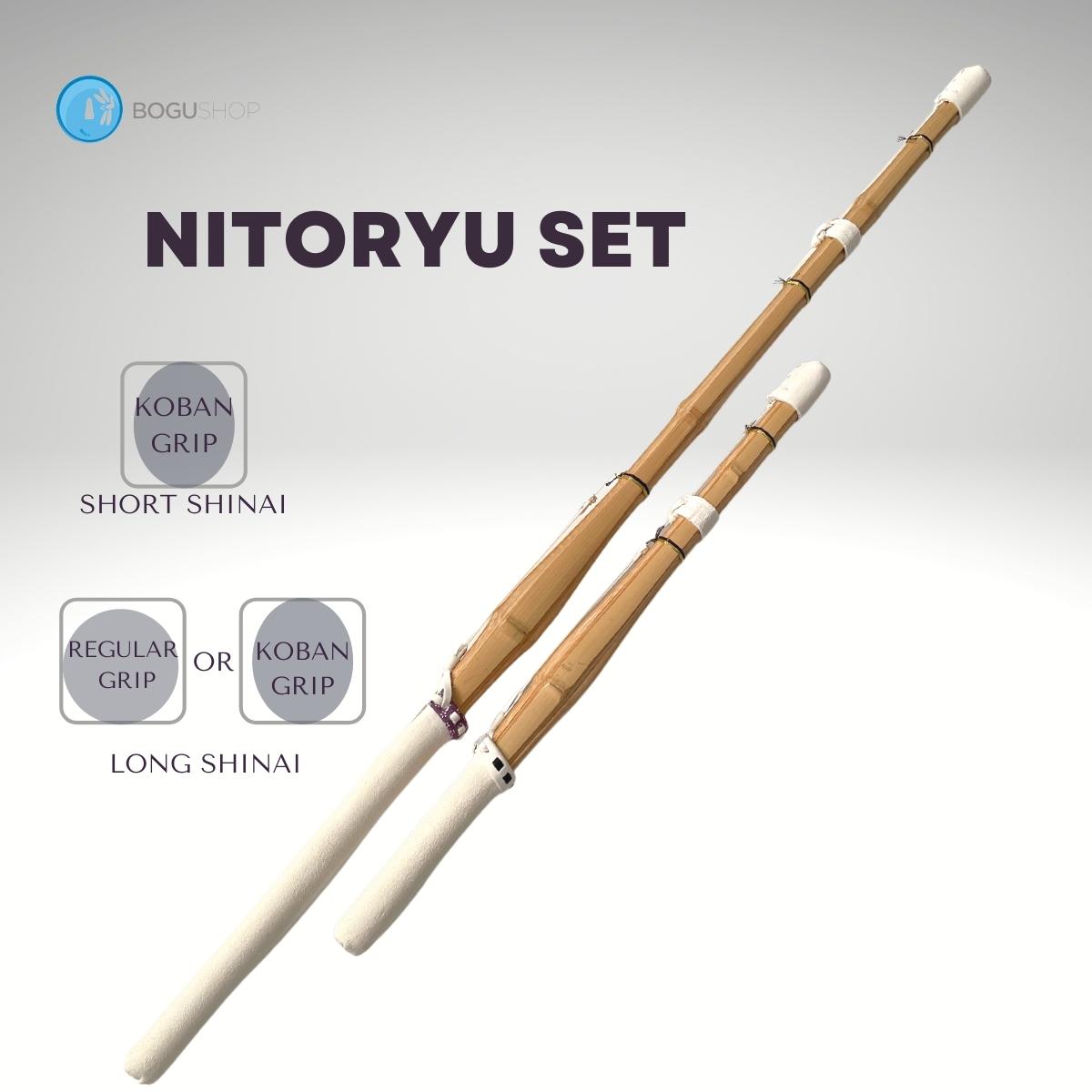 Nitoryu Regular/Koban Grip Shinai Set