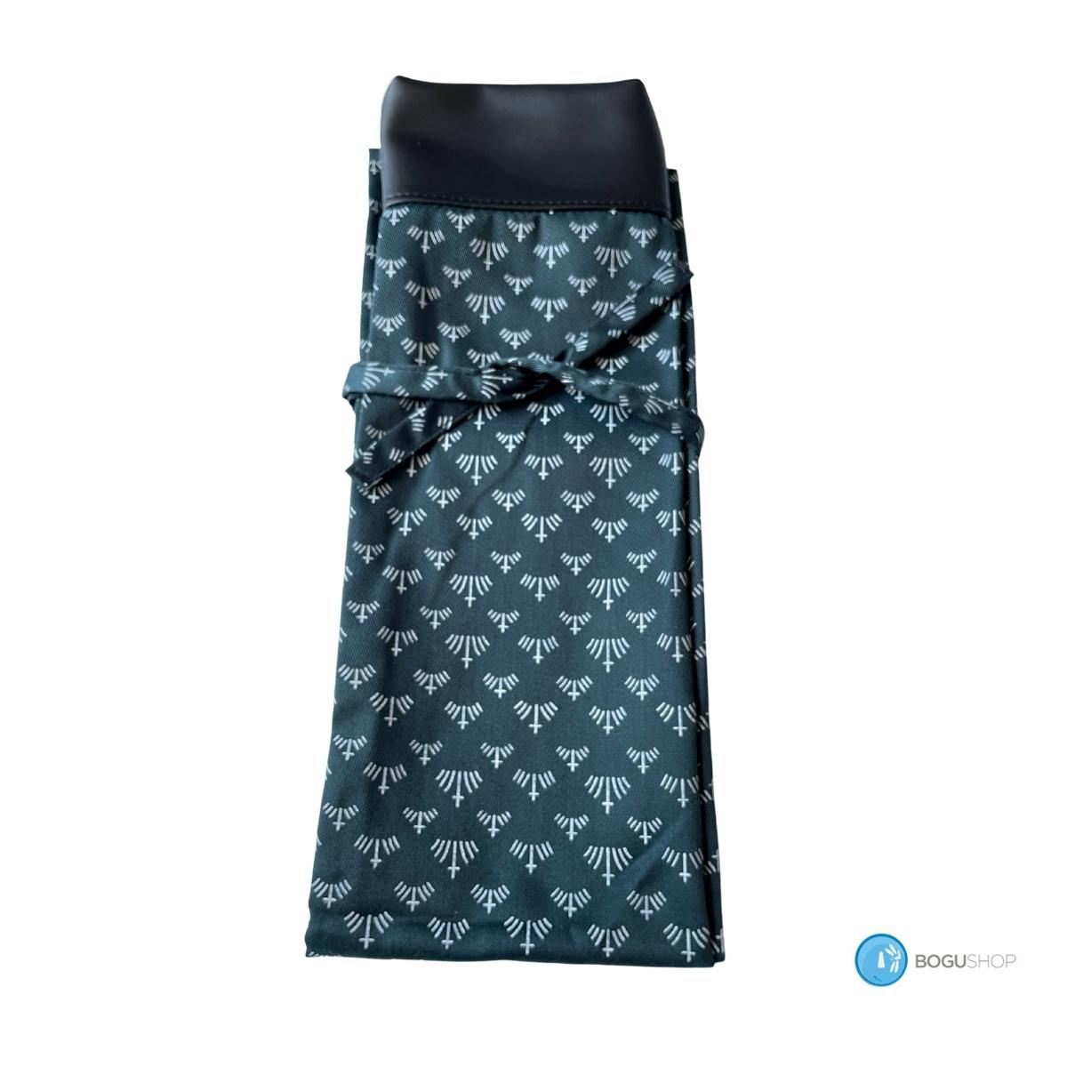 Cloth Shinai bag  - green traditional fabric (holds 1 or 2 Shinai) #3
