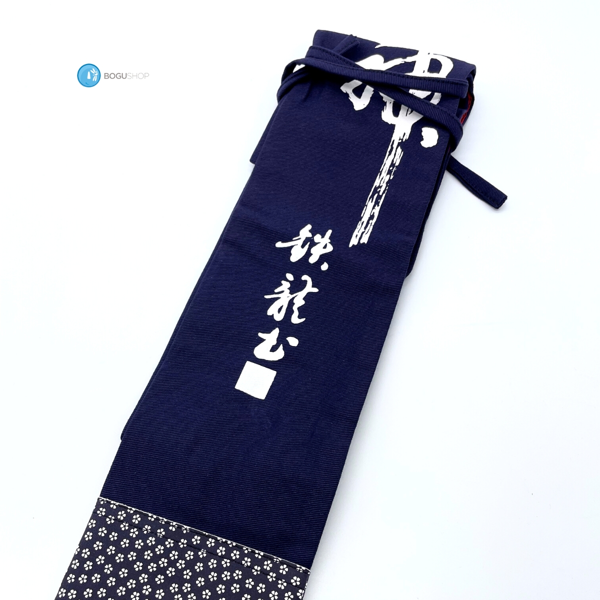Blue Canvas Shinai Bag "Sei-ki-Shin" (Holds 3 Shinai) #2